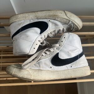 Nike White and Black Blazers